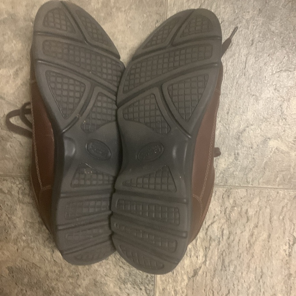 ROCKPORT Brown Men's Leather Junction Point Casual Oxfords size 9 - Picture 2 of 5